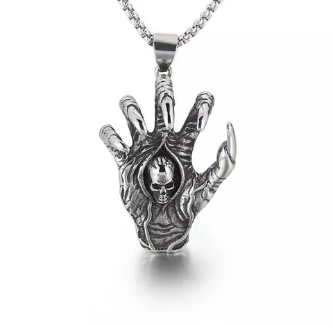 Devil Hand Necklace