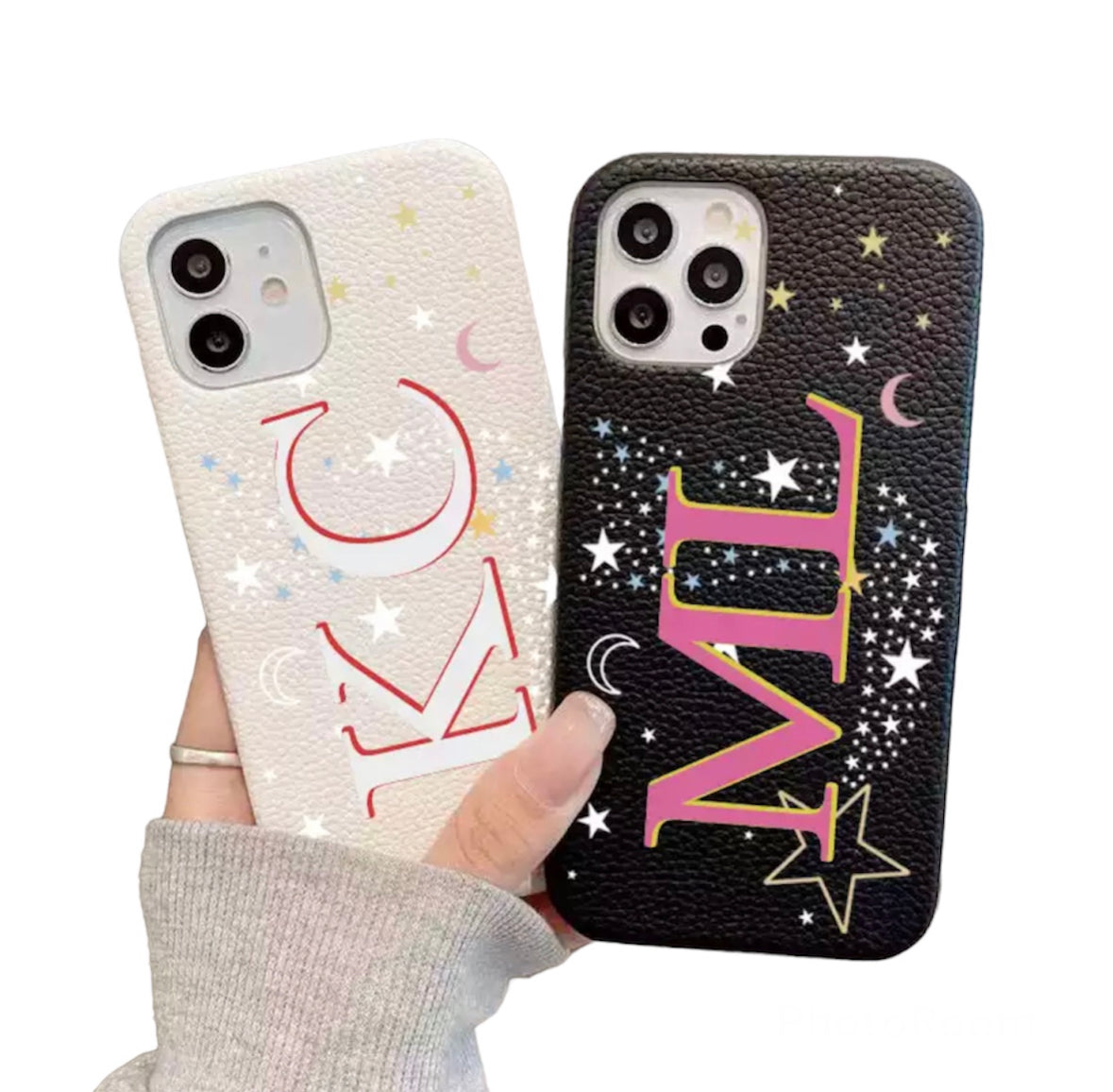 Custom Moon&Stars iPhone Case