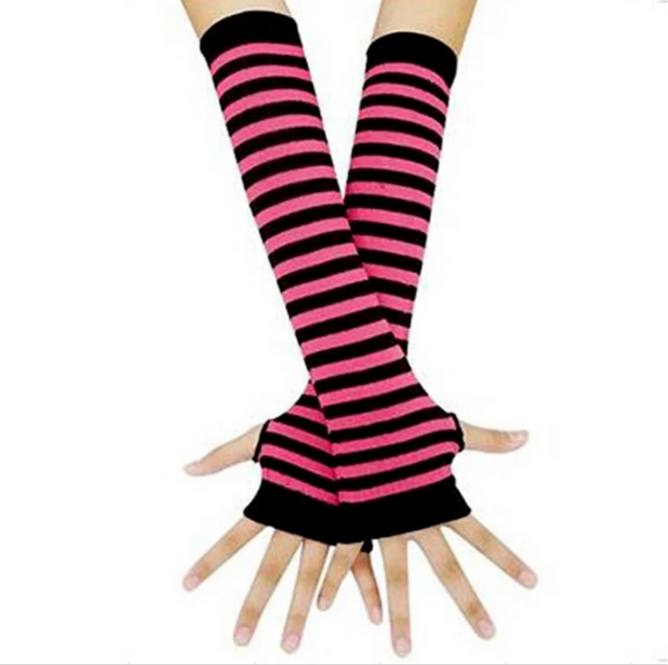 Long Fingerless Gloves