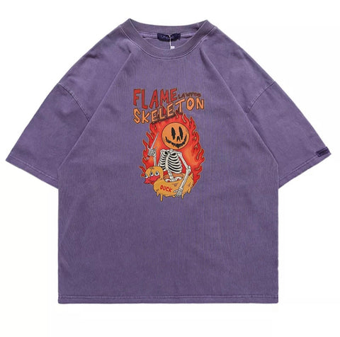 Flame Skeleton T-Shirt