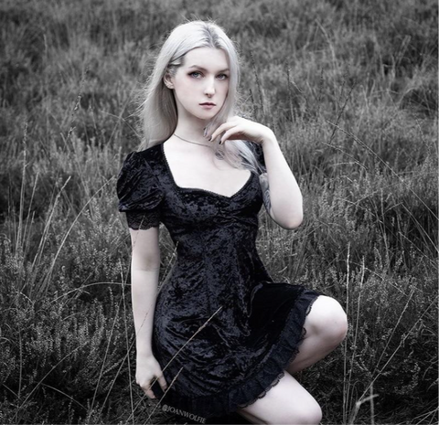 Goth Black Dress