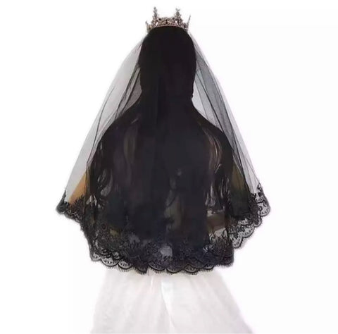 Black Lace Veil