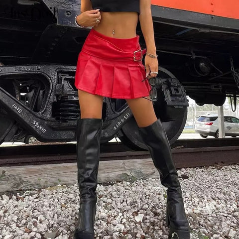 Leather skirt