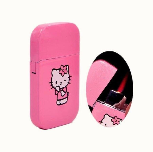 Pink Flame Hello Kitty Lighter