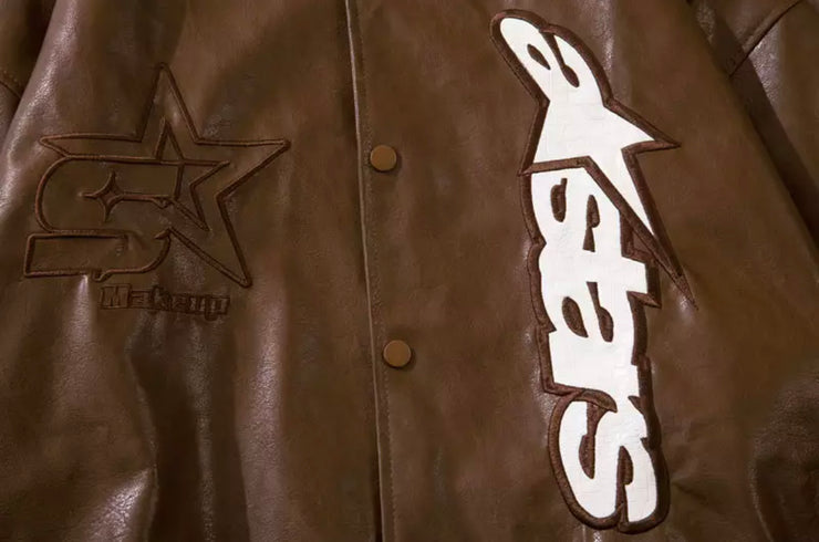 Star Leather Jacket