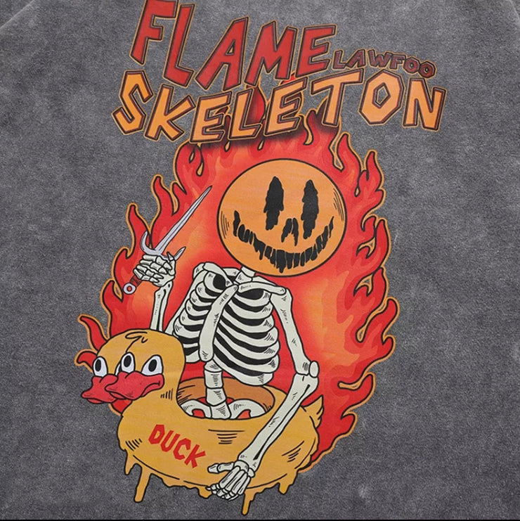 Flame Skeleton T-Shirt