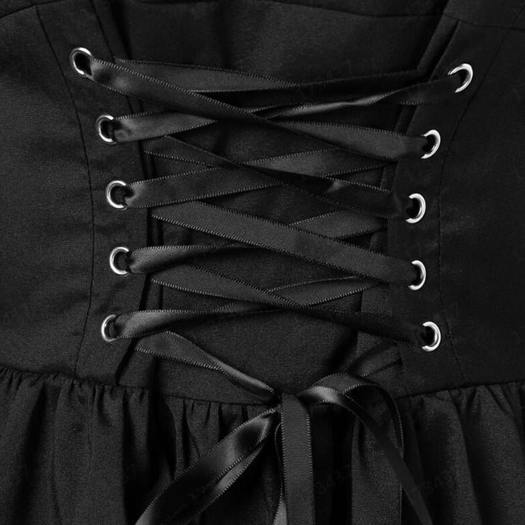 Gothic Dark Black Dress