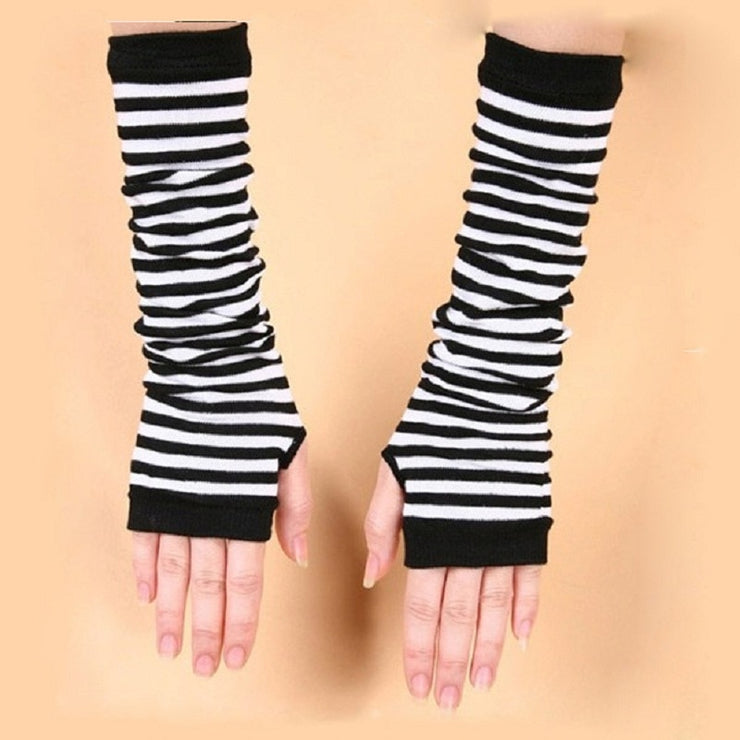 Long Fingerless Gloves