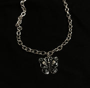 Butterfly Skull Necklace