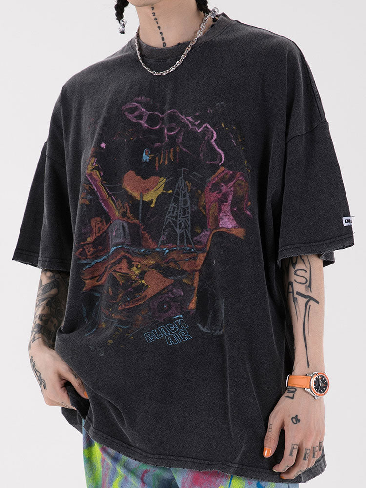 Gothic Short Sleeve Top