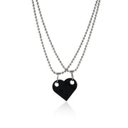 2Love Heart Brick Pendant Necklace